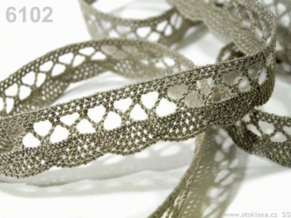 Bavlněná krajka paličkovaná šíře 18 mm