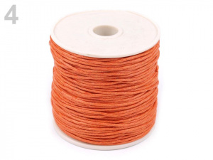 Šňůra bavlněná Ø1 mm voskovaná