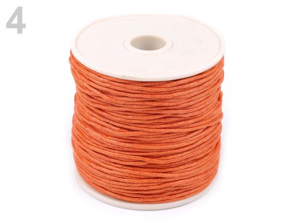 Šňůra bavlněná Ø1 mm voskovaná