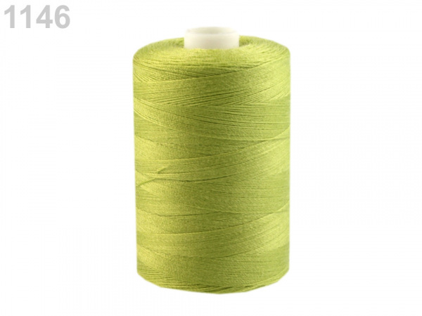 Polyesterové nitě pro overlocky i klasické šití návin 1000 m PES 40/2 James