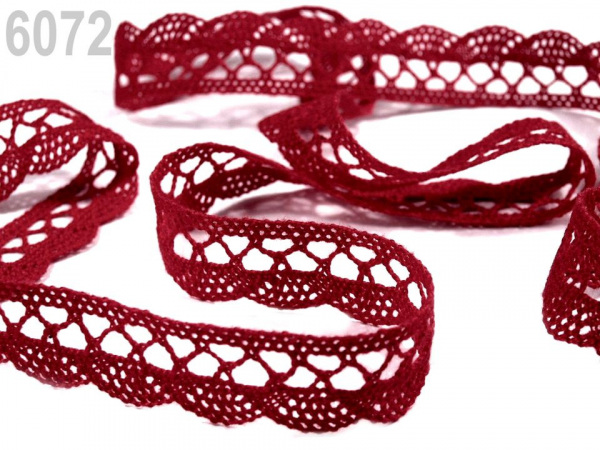 Bavlněná krajka paličkovaná šíře 18 mm