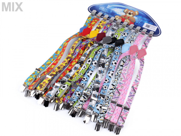 Dětské šle smajlík, motýl, tučňák