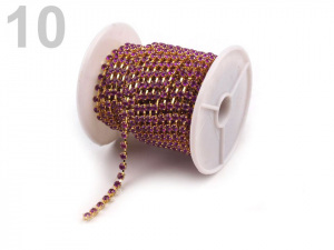 Štrasový prýmek / borta šíře 2,9 mm