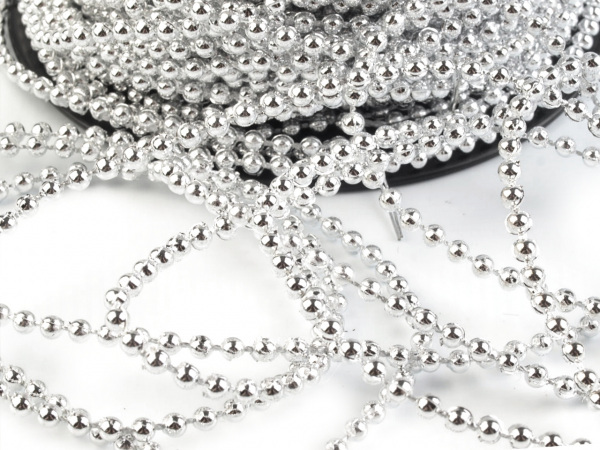 Perlový vánoční řetěz Ø3 mm