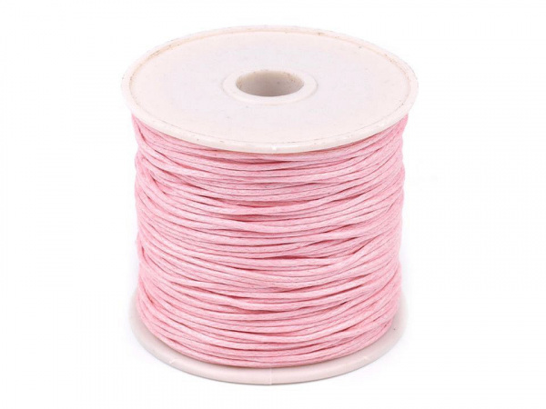 Šňůra bavlněná Ø1 mm voskovaná