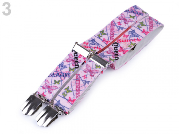 Dětské šle smajlík, motýl, tučňák