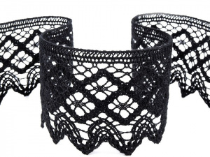 Bavlněná krajka paličkovaná šíře 68 mm