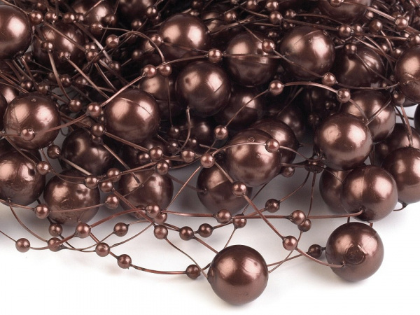 Perly na silonu Ø12 mm délka 130 cm