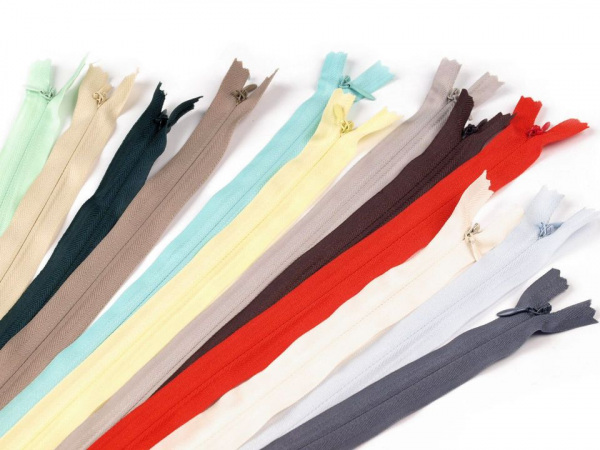 Spirálový zip skrytý No 3 délka 35 cm