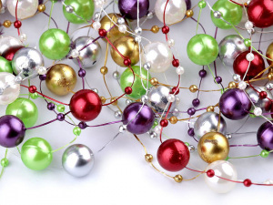 Perly na silonu Ø12 mm délka 130 cm