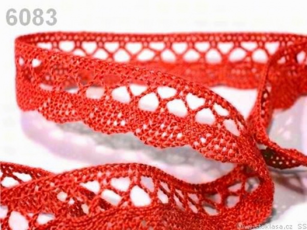 Bavlněná krajka paličkovaná šíře 18 mm