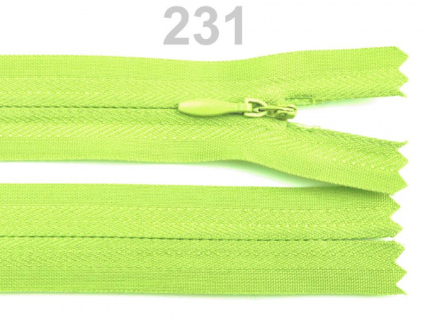 Spirálový zip skrytý No 3 délka 35 cm