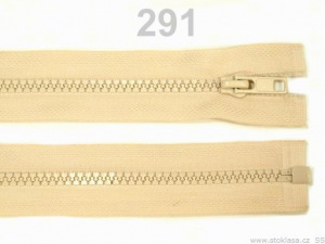 Kostěný zip No 5 délka 65 cm bundový