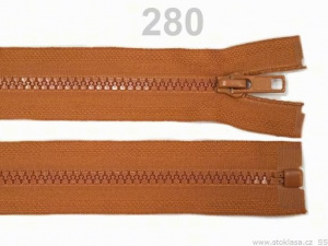 Kostěný zip No 5 délka 55 cm bundový