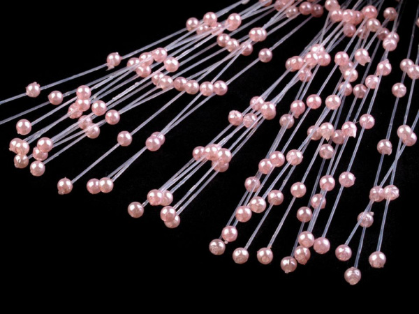 Svatební vývazek délka 18 cm a 21 cm perličky