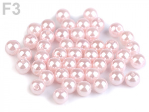 Plastové voskové korálky / perly Glance Ø8 mm