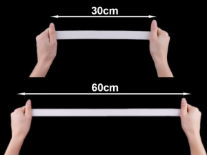 Pruženka hladká šíře 25mm tkaná ČESKÝ VÝROBEK