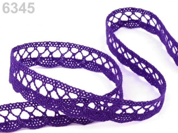 Bavlněná krajka paličkovaná šíře 18 mm