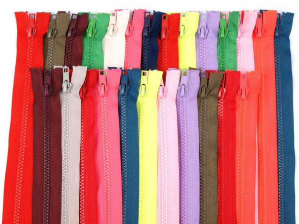 Kostěný zip No 5 délka 80 cm bundový