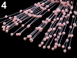 Svatební vývazek délka 18 cm a 21 cm perličky