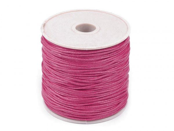 Šňůra bavlněná Ø1 mm voskovaná