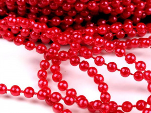 Perlový vánoční řetěz Ø4 mm