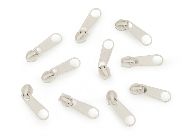 Jezdec ke spirálovým zipům No 3 pro metráž typu POL