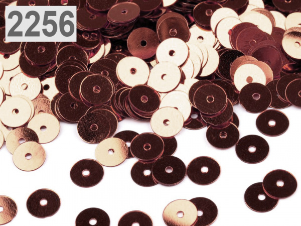 Flitry hladké Ø6 mm metalické