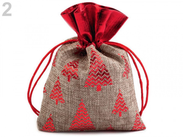 Dárkový pytlík 13x18 cm imitace juty