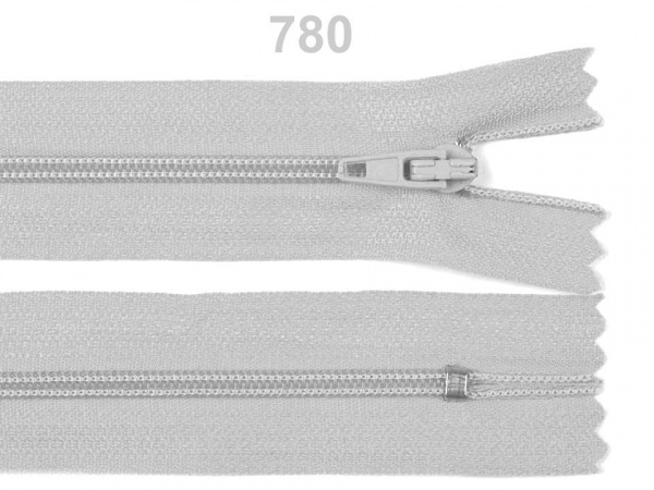 Spirálový zip šíře 3 mm délka 10 cm autolock