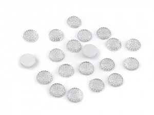 Broušené srdce a kamínky k nalepení