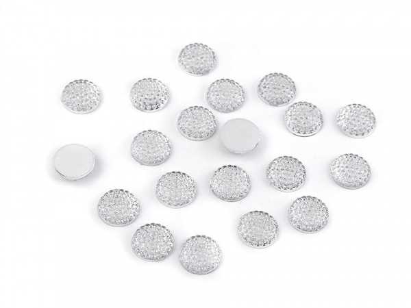 Broušené srdce a kamínky k nalepení