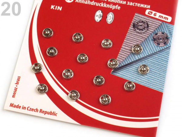 Kovové patentky / stiskací knoflíky