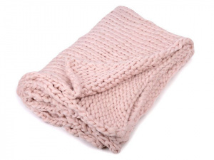 Pletená deka / pléd z extra silné příze
