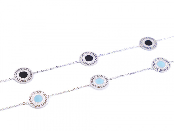 Náhrdelník z nerezové oceli mandala