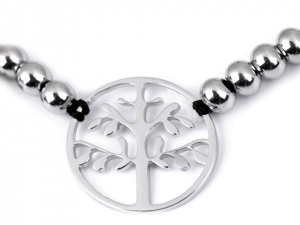 Náramek z nerezové oceli strom života, rty