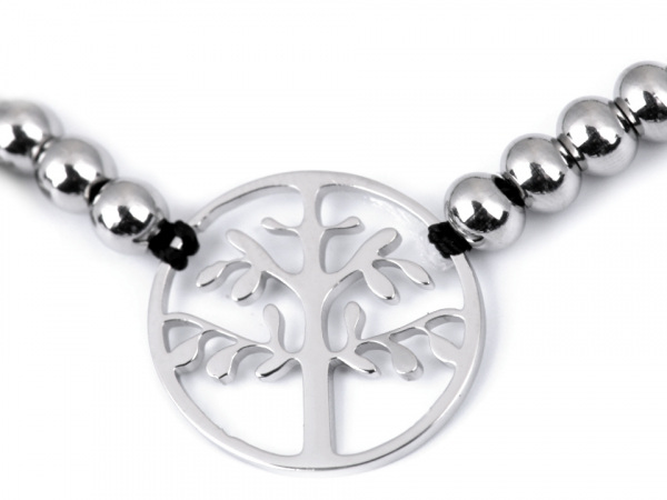 Náramek z nerezové oceli strom života, rty
