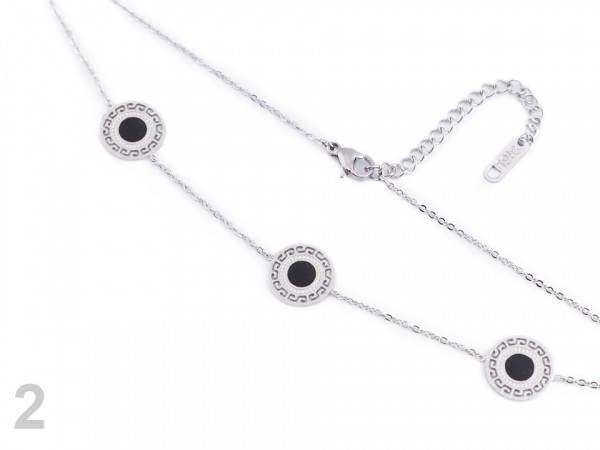 Náhrdelník z nerezové oceli mandala