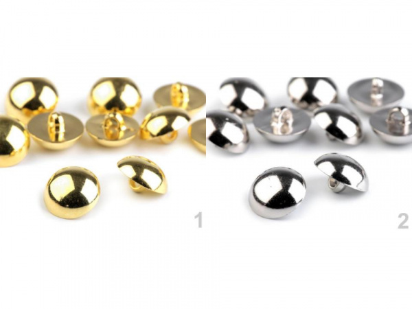 Knoflík na kroje velikost 28" zlatá