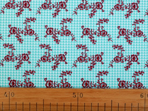 Bavlněná látka květiny