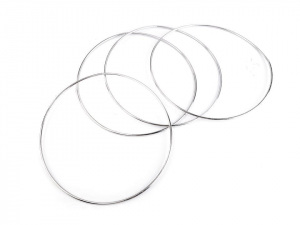 Kovový kruh na lapač snů / k dekorování Ø18 cm