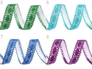 Samolepicí krajka šíře 17 mm lesklá