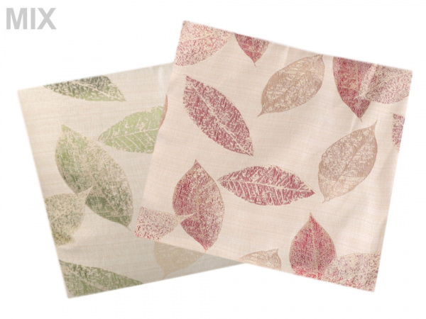 Povlak na polštář listy 44x44 cm