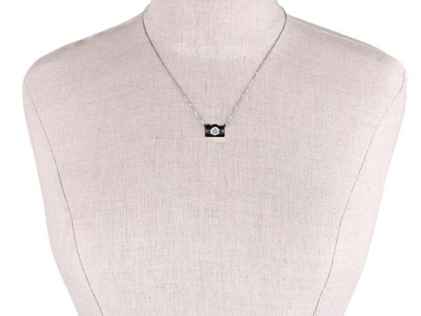 Náhrdelník z nerezové oceli brýle, foťák