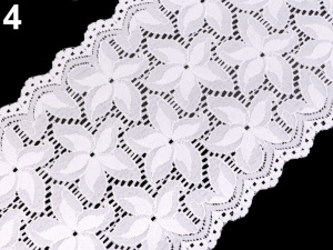 Elastická krajka / vsadka / běhoun šíře 16,5 cm