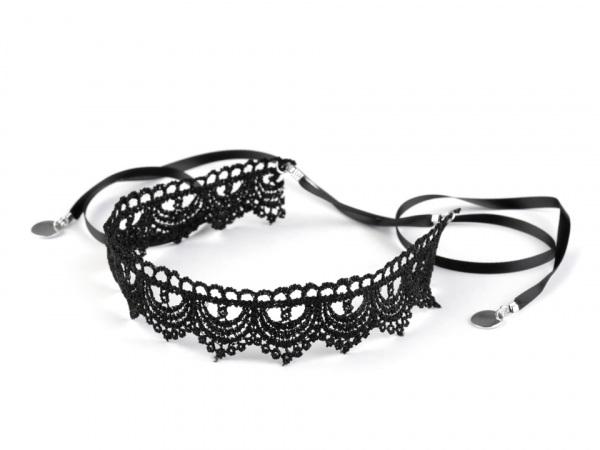 Náhrdelník choker / obojek krajkový