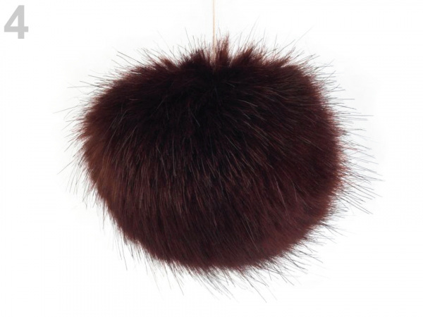 Kožešinová bambule Ø9 cm