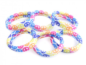 Gumičky do vlasů peace, ovoce