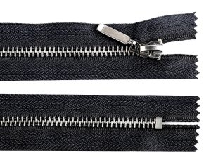 Kovový zip No 5 délka 16 cm (jeansový)
