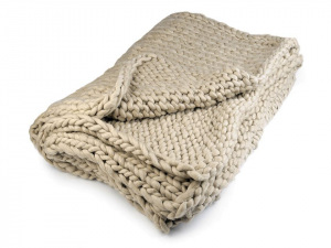 Pletená deka / pléd z extra silné příze